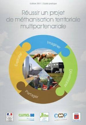 Couverture guide "Réussir un projet de méthanisation territoriale multipartenariale"