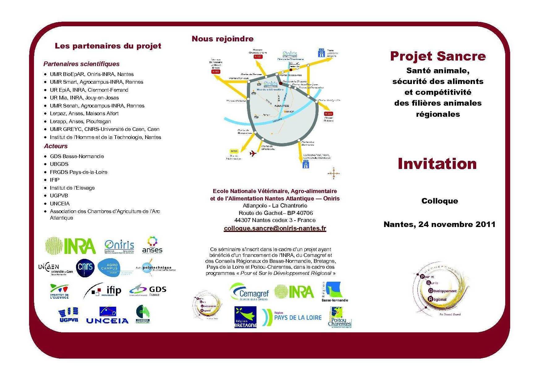 Affiche Colloque SANCRE