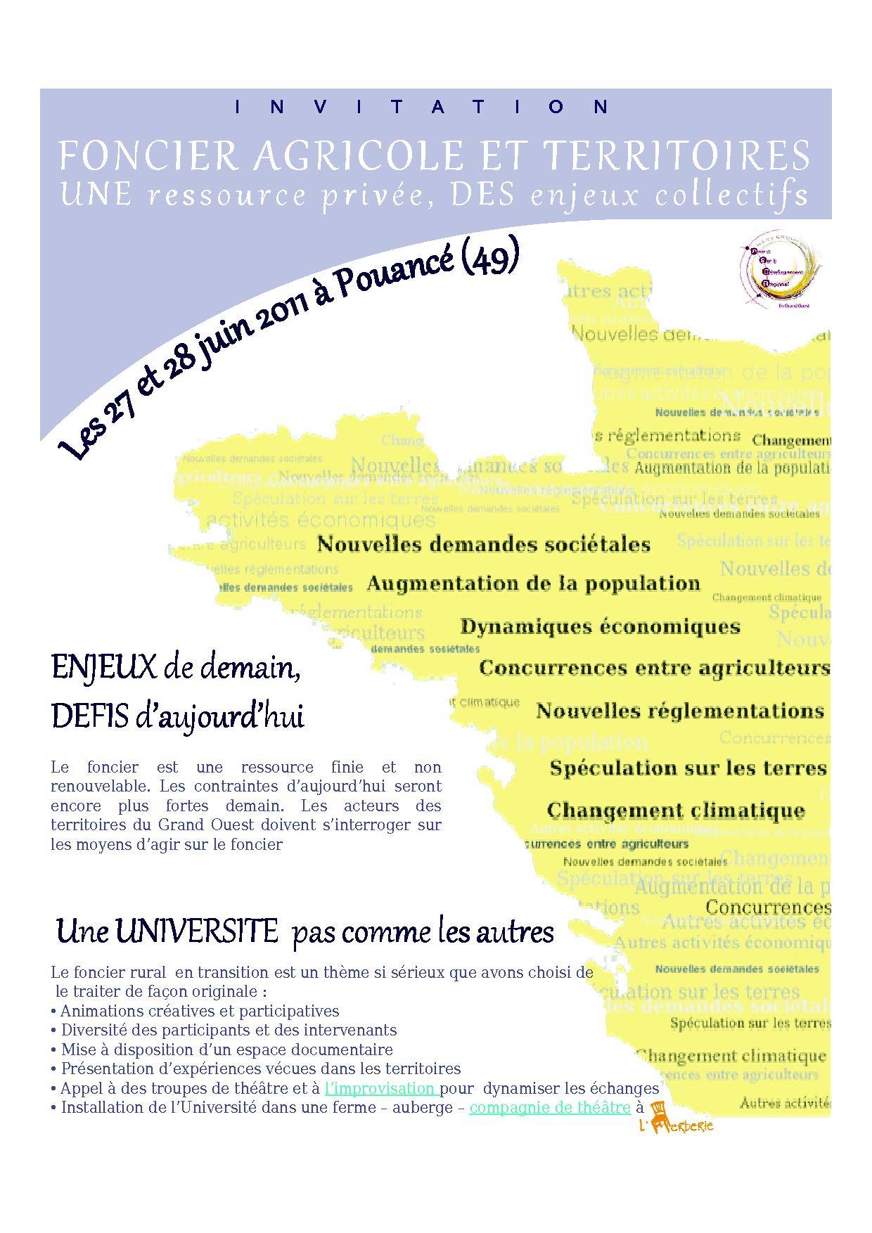 Invitation Université Dytefort